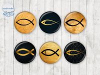 Motiv-Cabochons 1820 16mm (12 Stk)